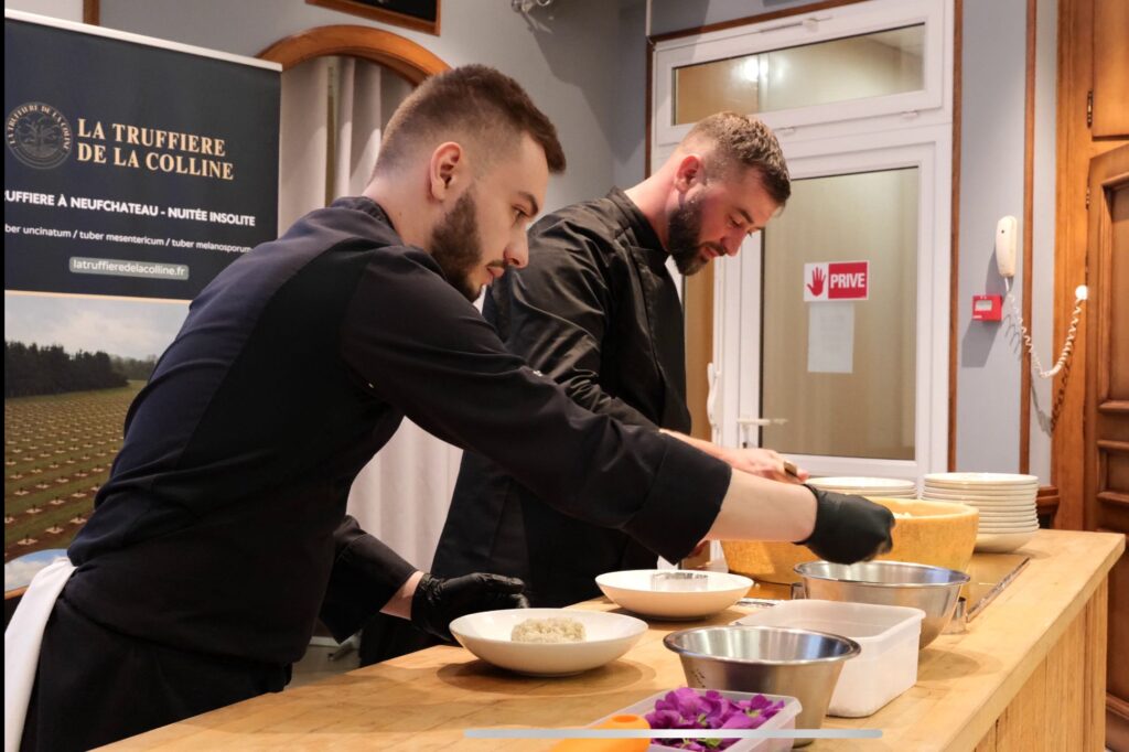 Repas autour de la truffes au coeur des Vosges